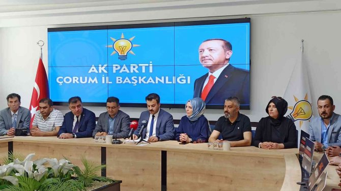 Ak Parti Çorum İ̇l Başkan Yardımcısı Kartancı;