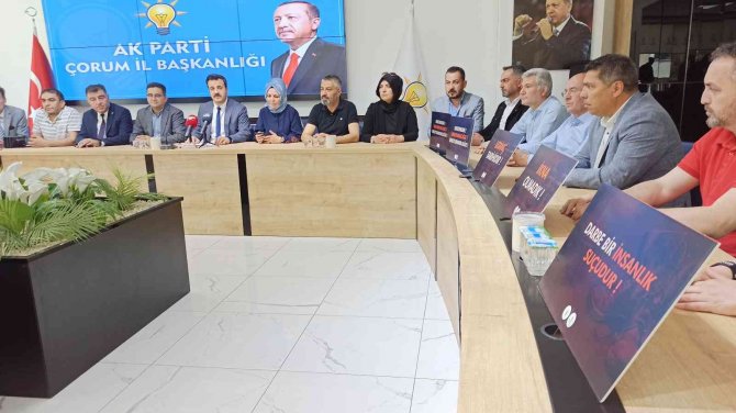 Ak Parti Çorum İ̇l Başkan Yardımcısı Kartancı;