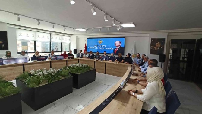 Ak Parti Çorum İ̇l Başkan Yardımcısı Kartancı;