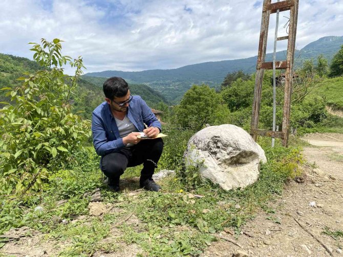 Heyelanda Toprağın İçinden Tarih Çıktı