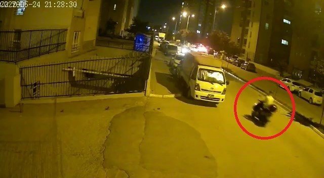 Bursa’da Göz Göre Göre Motosiklet Hırsızlığı Kamerada
