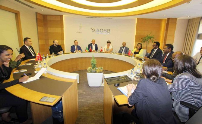 Etiyopya Ankara Büyükelçisi Aosb’de