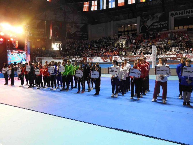 Avrupa Büyükler Karate Şampiyonası’nın Resmi Açılışı Yapıldı