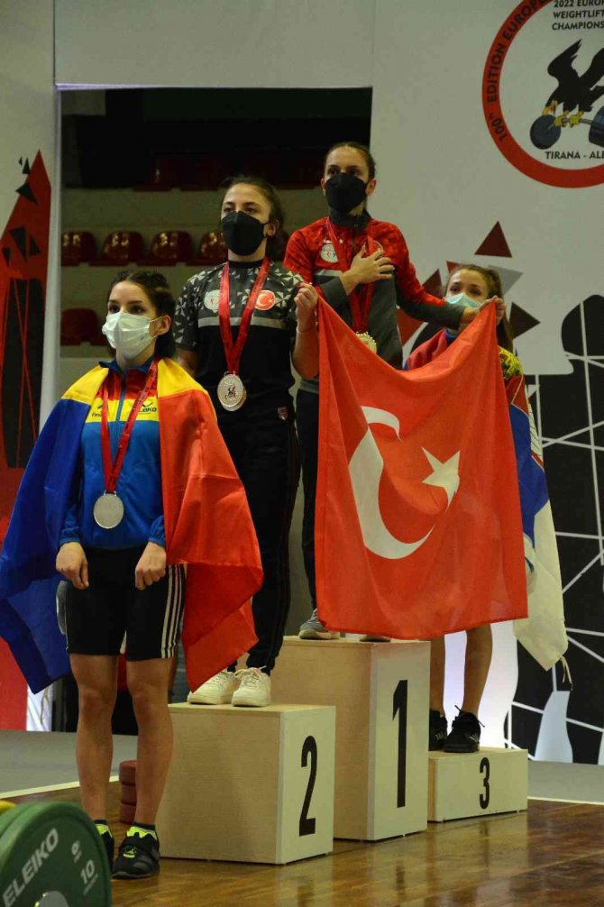 Avrupa Halter Şampiyonası’nda 3 Altın, 2 Gümüş Madalya
