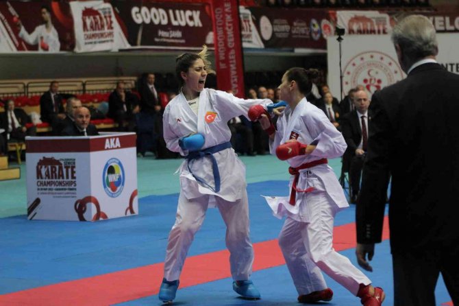 57. Avrupa Büyükler Karate Şampiyonası Sürüyor