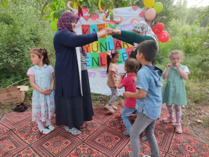 Hisarcık’ta 4-6 Yaş Grubu Kuran Kursları’nda Kadim Oyunlar Şenlikleri