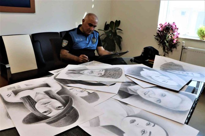 Ressam Polis, 20 Sergi Açtı