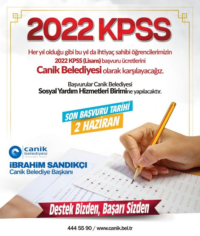 Başkan Sandıkçı, Sınava Girecek Adaylara Verdiği Sözü Tuttu