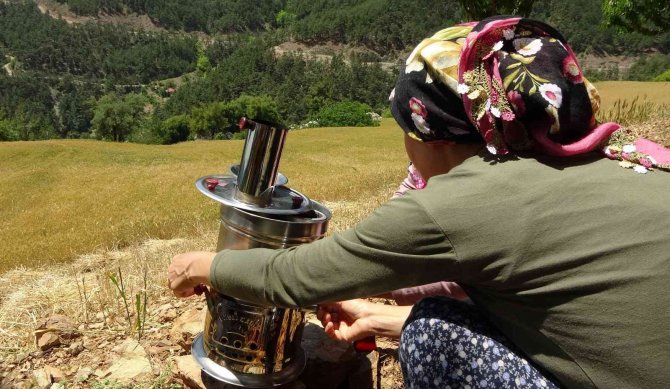 Teknolojinin Giremediği Köyde Orakla Buğday Hasadı