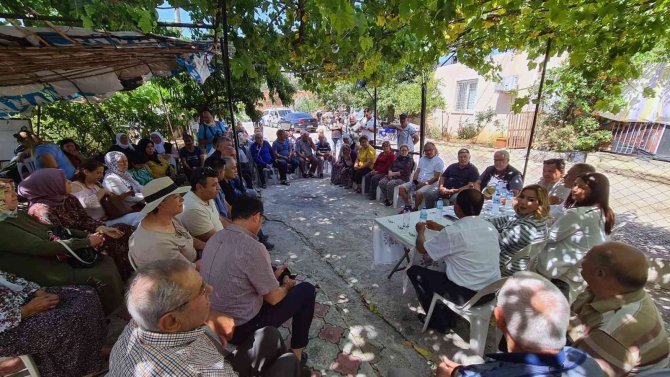 Ak Parti Muğla Milletvekili Gökcan Çatalarık Mahallesi Sakinleri İle Buluştu