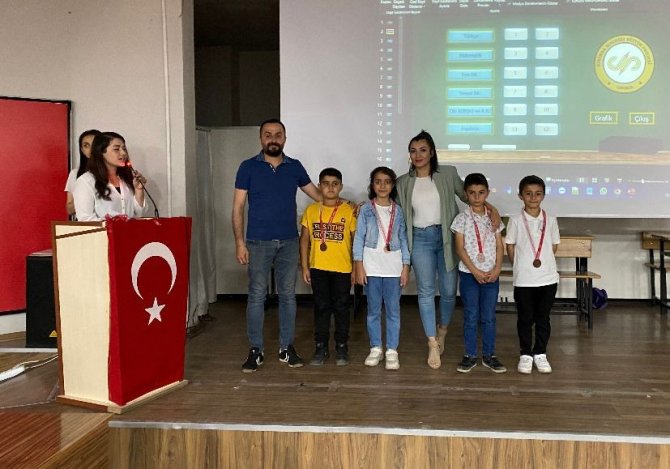Çukurca’da Okullar Arası Bilgi Yarışması Yapıldı