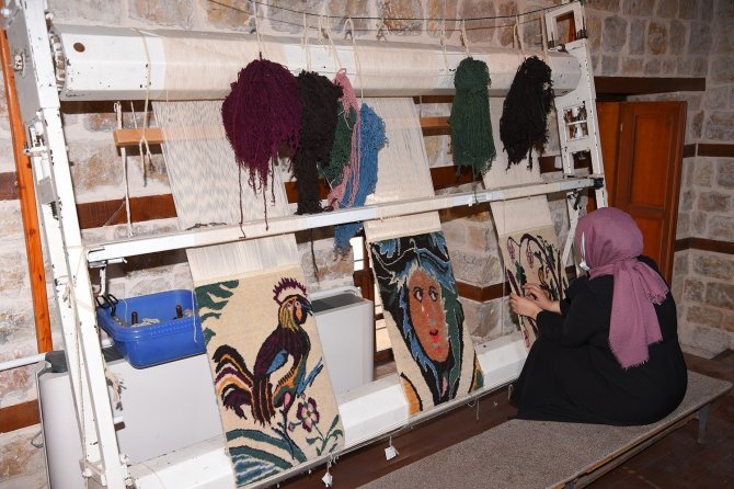 Germenicia Mozaikleri Halılara İşleniyor