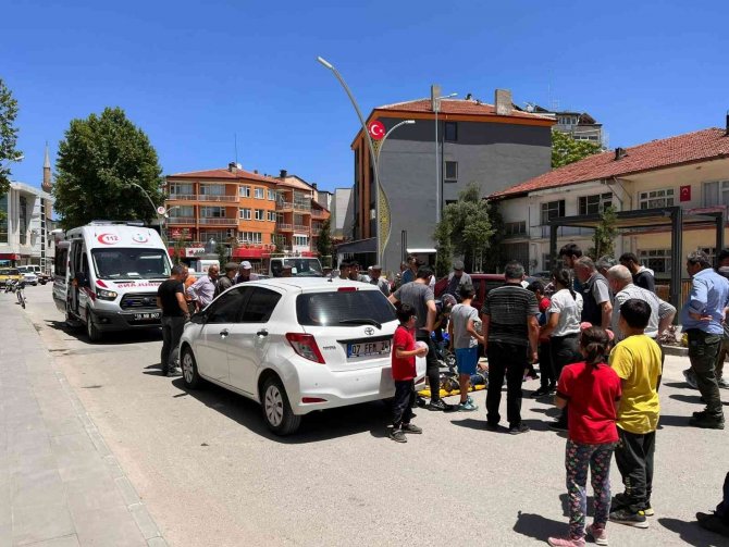 Bucak’ta Trafik Kazası: 1 Yaralı