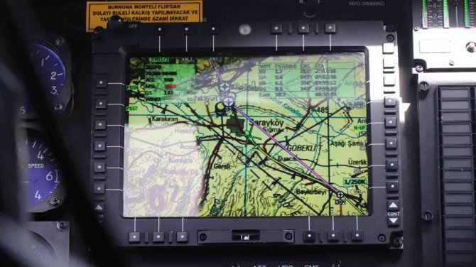 Helikopterli Trafik Denetiminde Sürücüler Havadan İzlendi
