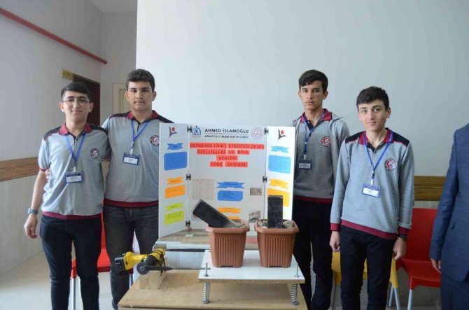 Develi Ahmed İ̇slamoğlu Anadolu İ̇mam Hatip Lisesinde Bilim Fuarı Açıldı