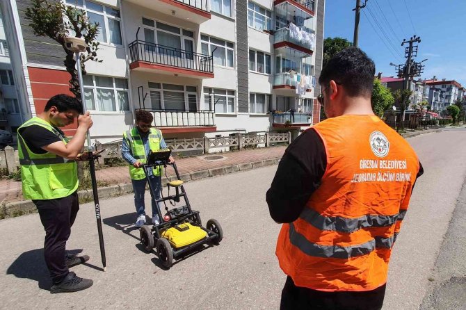 Giresun Belediyesi Altyapının Röntgenini Çekiyor
