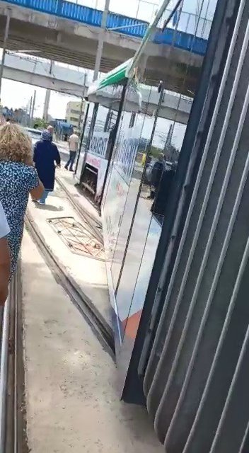 Kocaeli’de Tramvaylar Çarpıştı