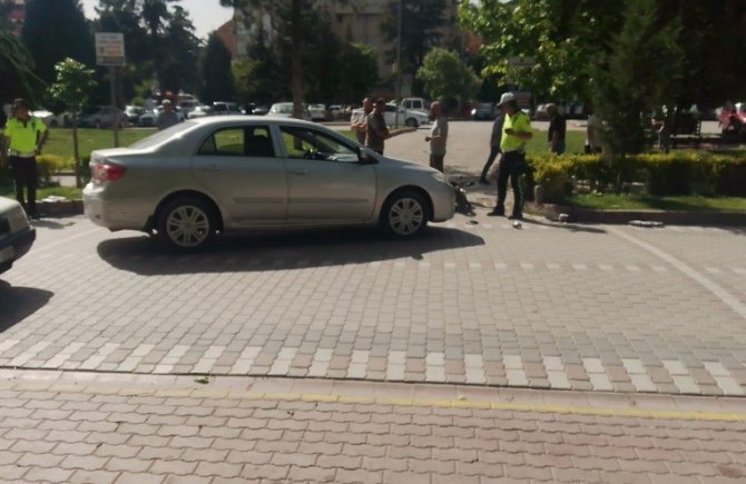 Tavşanlı’da Motosiklet İle Otomobil Çarpıştı: 1 Yaralı