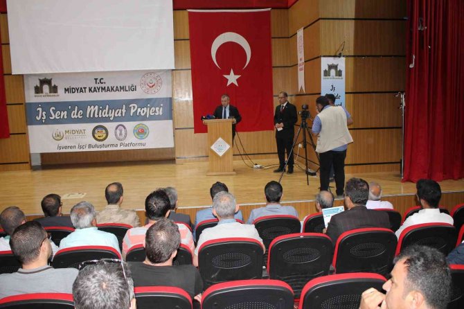 Midyat’ta “İ̇ş Sende Projesi” Tanıtımı