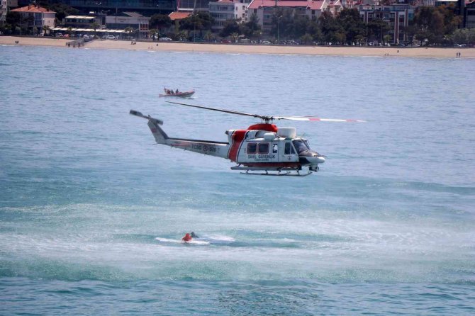 Sahil Güvenlik’ten Nefes Kesen Kurtarma Tatbikatı