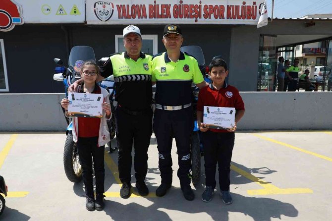 Yalova’da Çocuklara Trafik Eğitimi