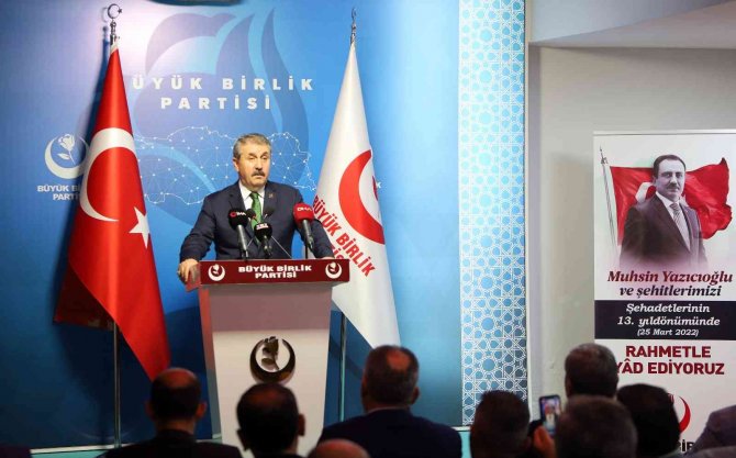 Bbp Lideri Destici: ”Türk Silahlı Kuvvetlerimizin Planladığı Harekatı Destekliyoruz”