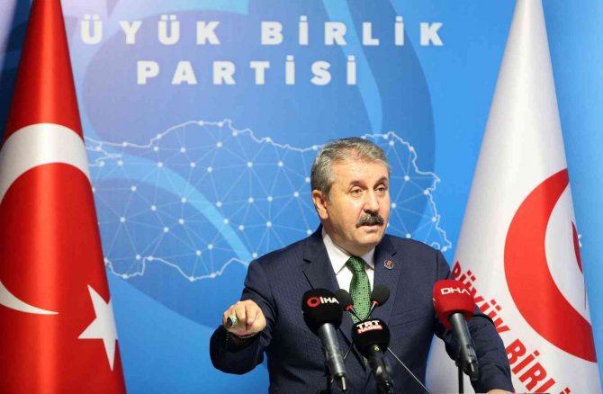 Bbp Lideri Destici: ”Türk Silahlı Kuvvetlerimizin Planladığı Harekatı Destekliyoruz”
