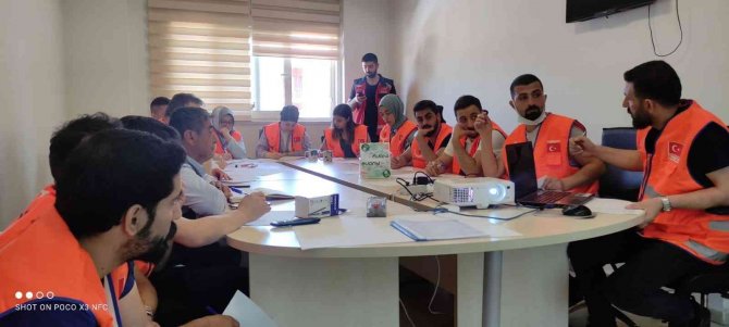 Çukurca Devlet Hastanesinde Yangın Tatbikatı