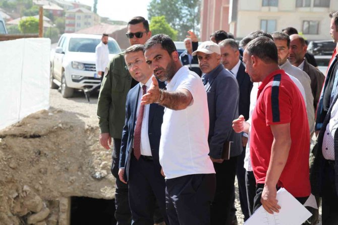 Kaymakam Çimşit Çalışmaları Yerinde İnceledi