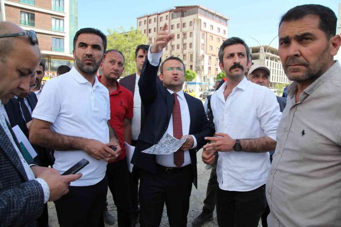 Kaymakam Çimşit Çalışmaları Yerinde İnceledi