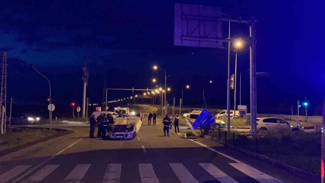 Kars’ta Trafik Kazası: 1 Yaralı