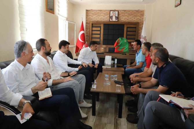 Kaymakam Tunç, Sanayi Sitesi Esnafıyla Bir Araya Geldi