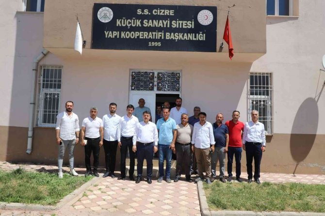 Kaymakam Tunç, Sanayi Sitesi Esnafıyla Bir Araya Geldi