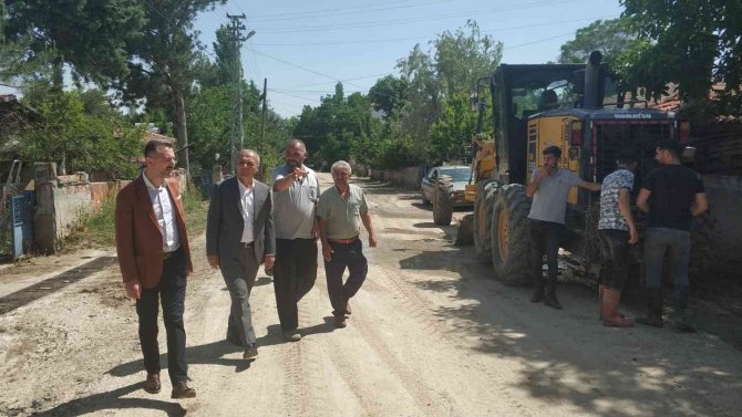 Başkan Üçok, Selde Zarar Gören Kerimoğlu Köyünde İnceleme Yaptı