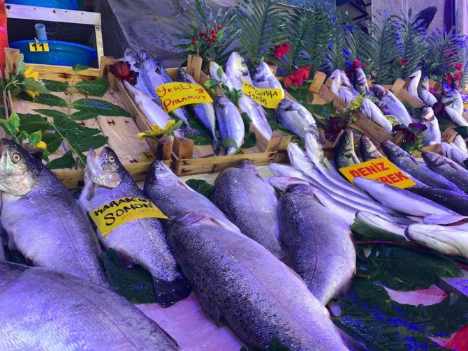 Av Yasağına Rağmen Eskişehir’deki Balık Tezgâhları Dolu