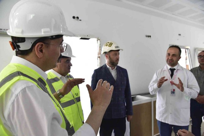 Vali Kızılkaya Bozüyük’teki Sağlık Yatırımlarını Denetledi