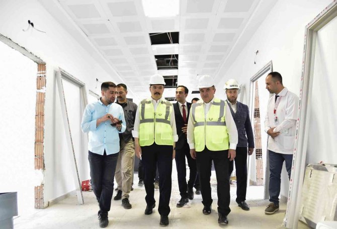 Vali Kızılkaya Bozüyük’teki Sağlık Yatırımlarını Denetledi