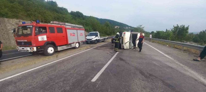 Zonguldak’ta Trafik Kazası: 1 Yaralı