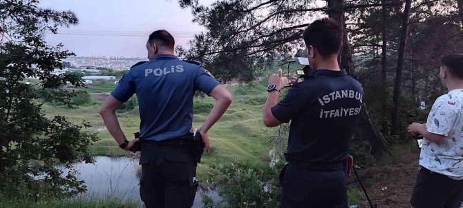 Keşif İçin Dolaşan Mühendis, Ciple Gölete Uçtu