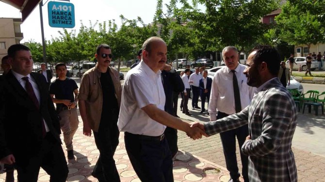 Batman Valisi Ekrem Canalp, Gercüş İlçesinde İncelemelerde Bulundu