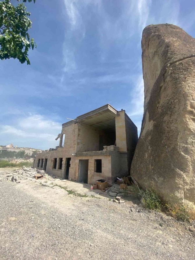 Kapadokya Bölgesinde Kaçak Yapıların Yıkımına Yeniden Başlandı