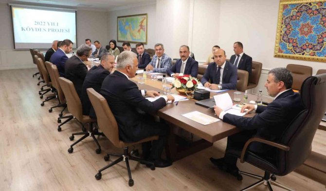 Köylere Yapılacak Çalışmalar Görüşüldü