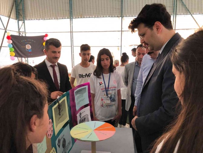 Çukurcalı Öğrencilerden Bilim Fuarı