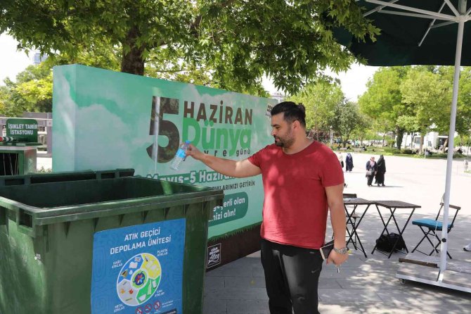 Konya Büyükşehir’den Geri Dönüşüm Atık Getirene Ücretsiz Tramvay Bileti