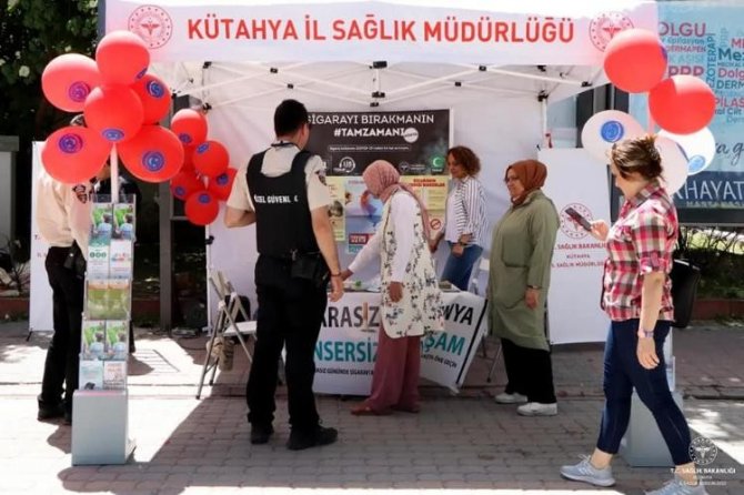 Kütahya’da “Dünya Tütünsüz Günü” Standı Açıldı