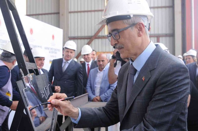 Yalova’da Akaryakıt Gemisi Tedariki Projesi Sac Kesim Töreni