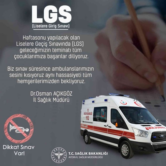 Sağlık Müdürlüğü’nden Anlamlı Çağrı