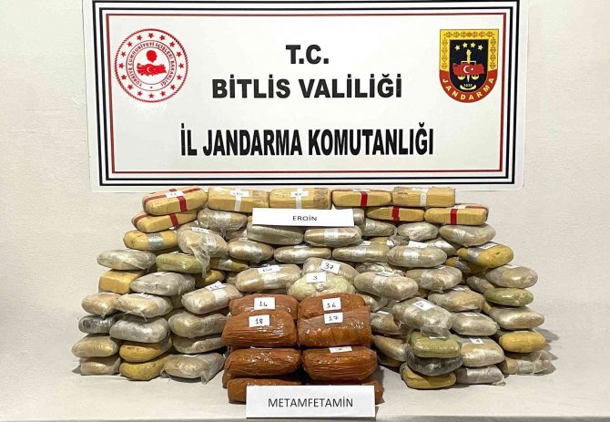 Bitlis’te 89 Kilo Uyuşturucu Geçirildi