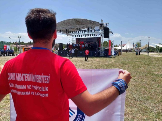 Çakü Üniversiteler Arası Arama Kurtarma Yarışmasından Dereceyle Döndü
