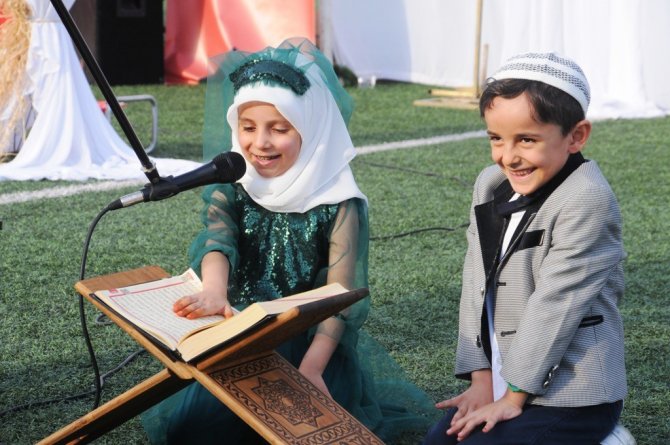 Cizre’de 4-6 Yaş Kur’an Kurslarının Coşkulu Yıl Sonu Şenliği